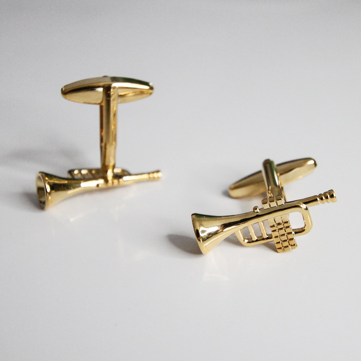 Gold Trumpet Cufflinks