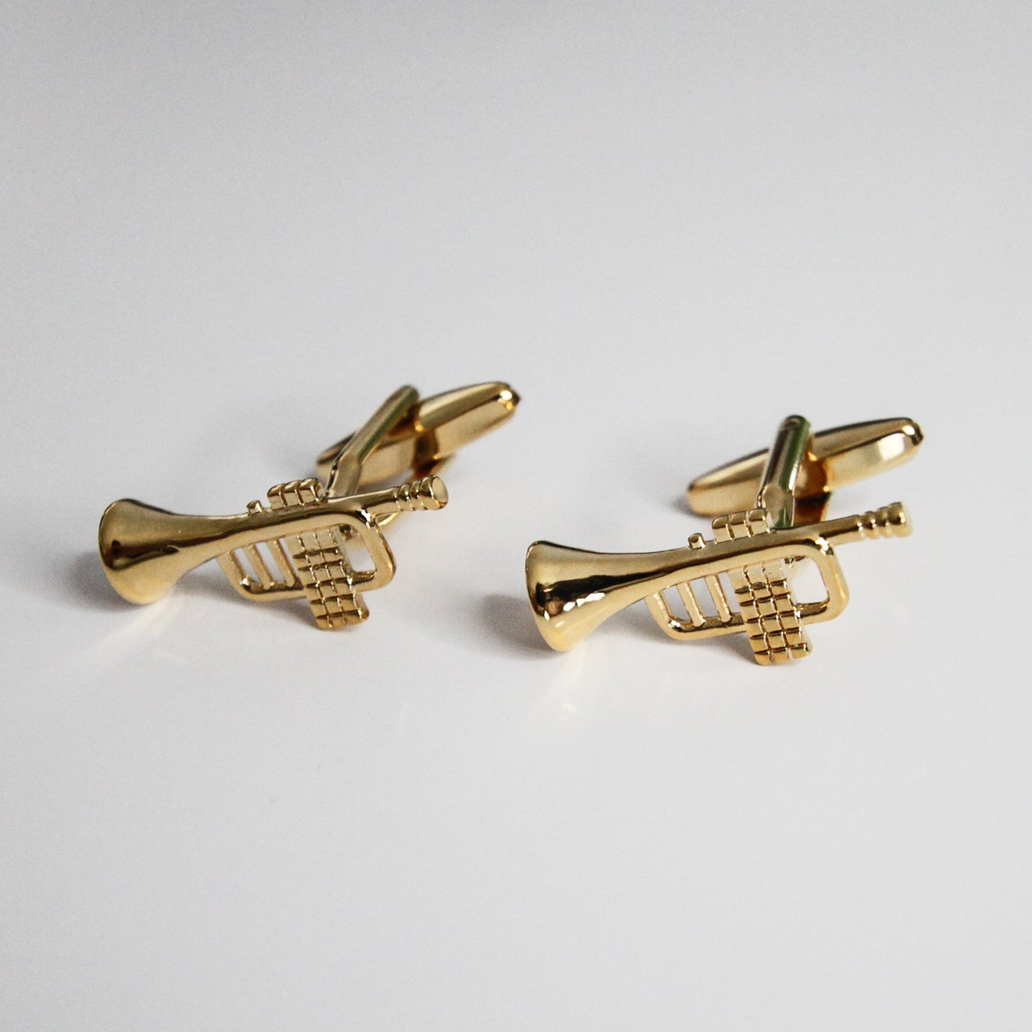 Gold Trumpet Cufflinks