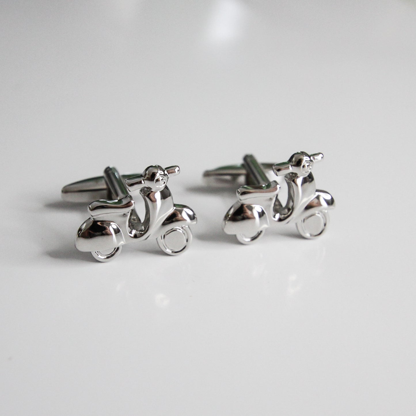 Silver Vespa Cufflinks