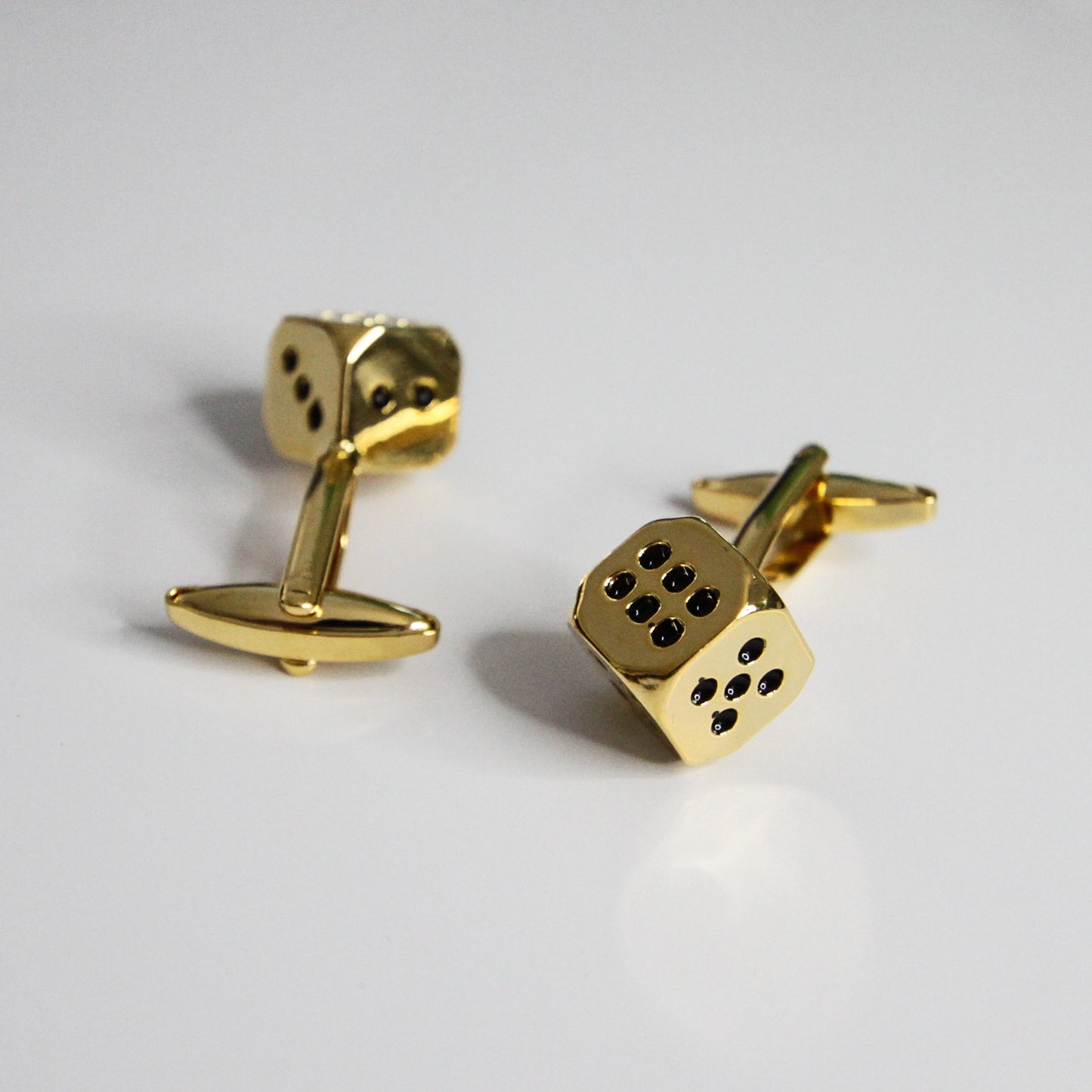 Gold Dice Cufflinks