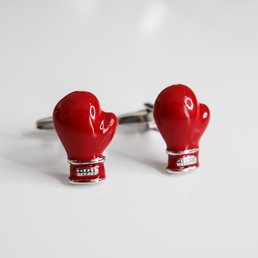 Red Boxing Glove Cufflinks