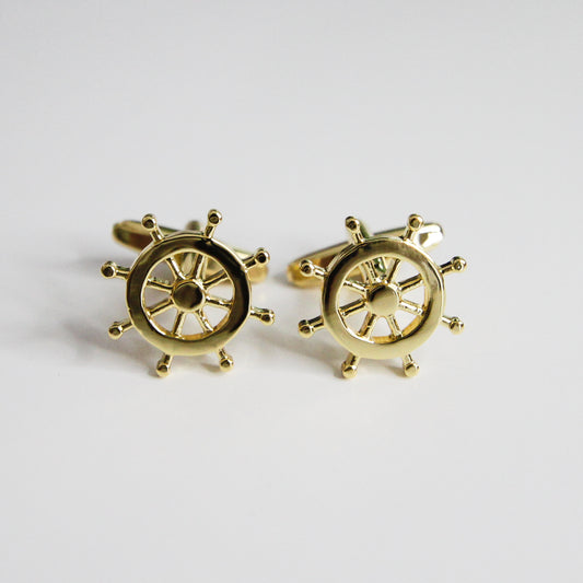Ship Wheel Cufflinks