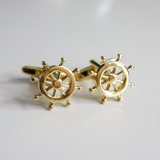 Ship Wheel Cufflinks