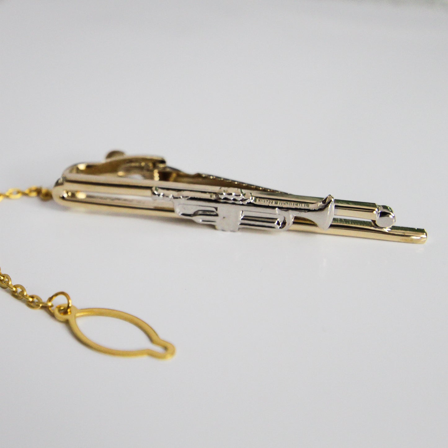 Trumpet Tie Clip