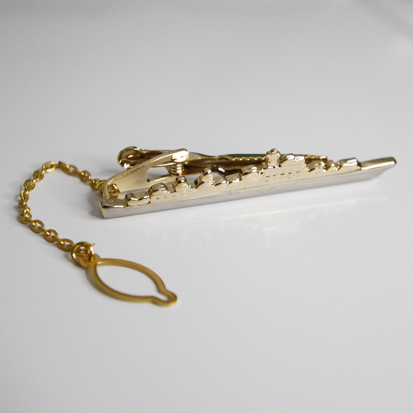 Battleship Tie Clip